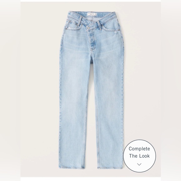 Abercrombie & Fitch Denim - Curve Love High Rise Dad Jean